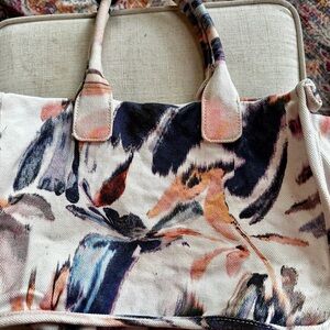 Vince Camuto canvas small tote